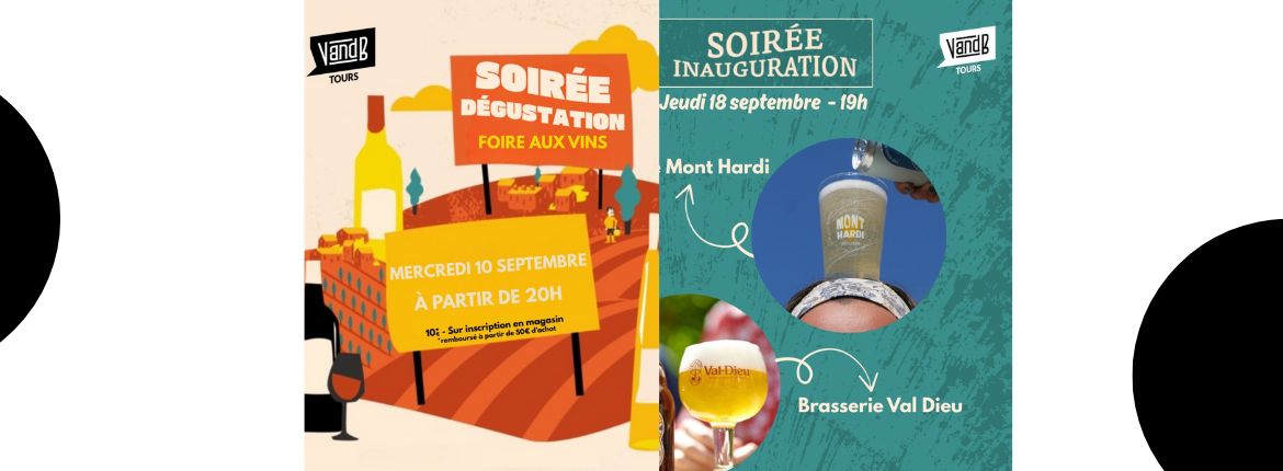 V and B en septembre