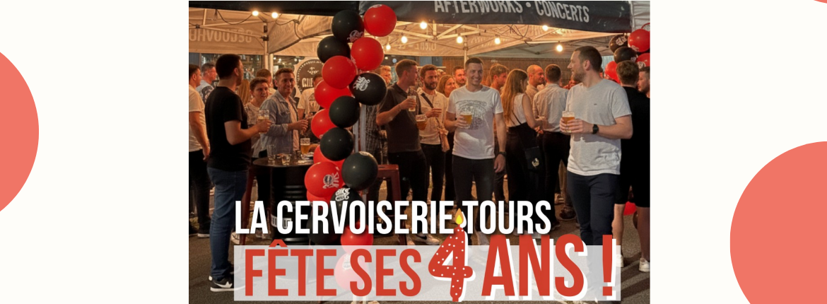 La Cervoiserie Tours nord souffle ses 4 bougies ! 