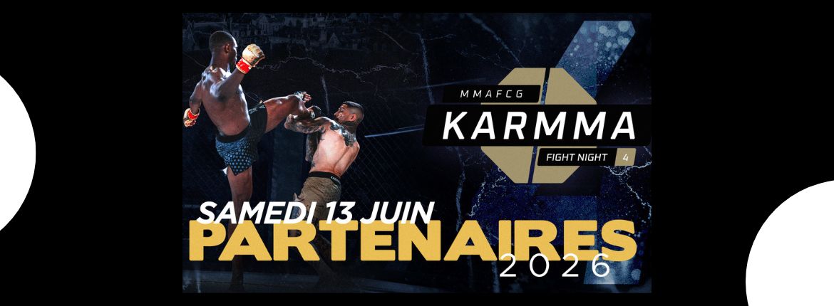 Devenez partenaires de la 4e KARMMA FIGHT NIGHT