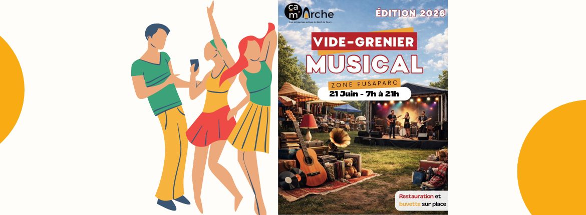 Vide grenier musical le 21 juin