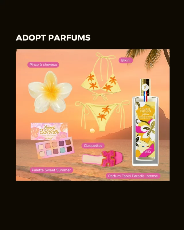 Solaires, colorés et pailletés... vos essentiels de l'été ☀️⛱ sont chez @adoptparfums 

🏖 Adopt Parfums Tours Petite Arche
288 B Av. André Maginot - Centre Commercial Petite Arche
37100 Tours

#camarche #ToursNord #Villedetours #associationdescommercants 
#CommerçantsEnsemble