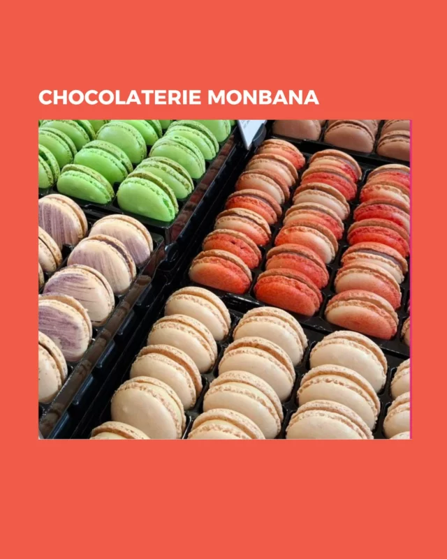 La nouvelle sélection de macarons de la @chocolateriemonbana_tours  est arrivée ! 😋
 
✨Vous y retrouverez des recettes incontournables, mais aussi des créations exclusives  comme le macaron Neige, une déclinaison de notre incontournable Crousti-neige, au chocolat blanc et arôme de café et de biscuit. 

Et découvrez nos 6 éditions limitées pour l’automne-hiver : 
👉 saveur tiramisu, 
👉  saveur nougat,
👉  noisette,
👉  saveur pain d’épices, 
👉  spéculoos 
👉 et saveur tarte tatin ! 
Rendez-vous sans plus attendre dans votre Chocolaterie MONBANA, Place Nicolas Copernic, 37100 Tours.

#camarche #ToursNord #Villedetours #associationdescommercants #CommerçantsEnsemble #Tours #Toursmaville #macarons